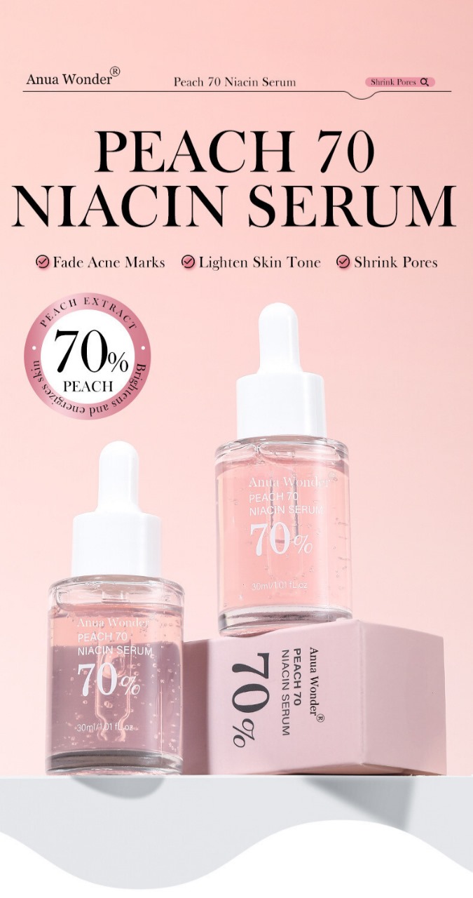 Anua Wonder Peach 70% Niacinamide Serum - Image 2