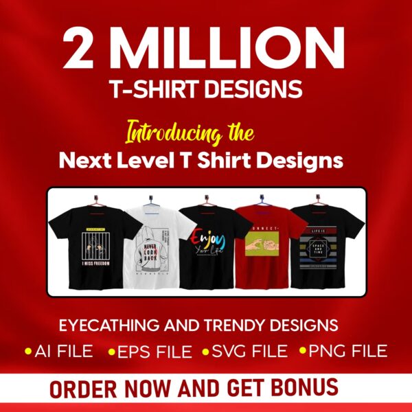 2 Million T-Shirt Designs Bundle